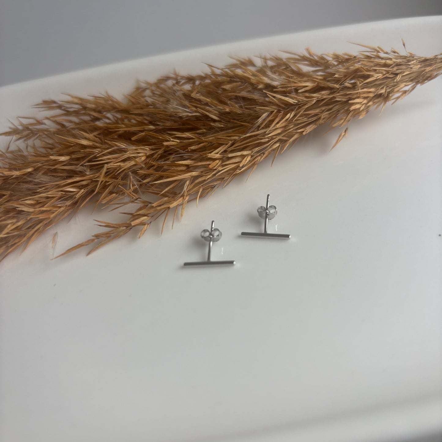 Bar Studs (Silver)
