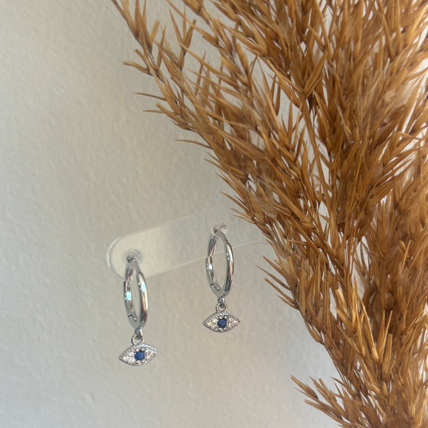 Evil Eye Huggies (Silver)