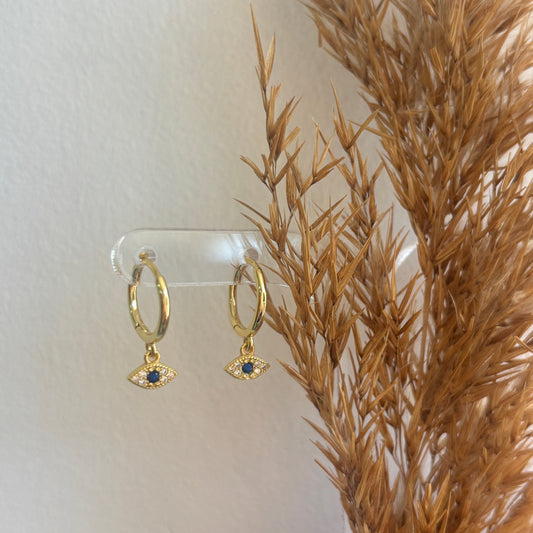 Evil Eye Huggies (Gold)