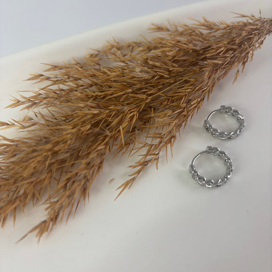 Rope Huggies (Silver)