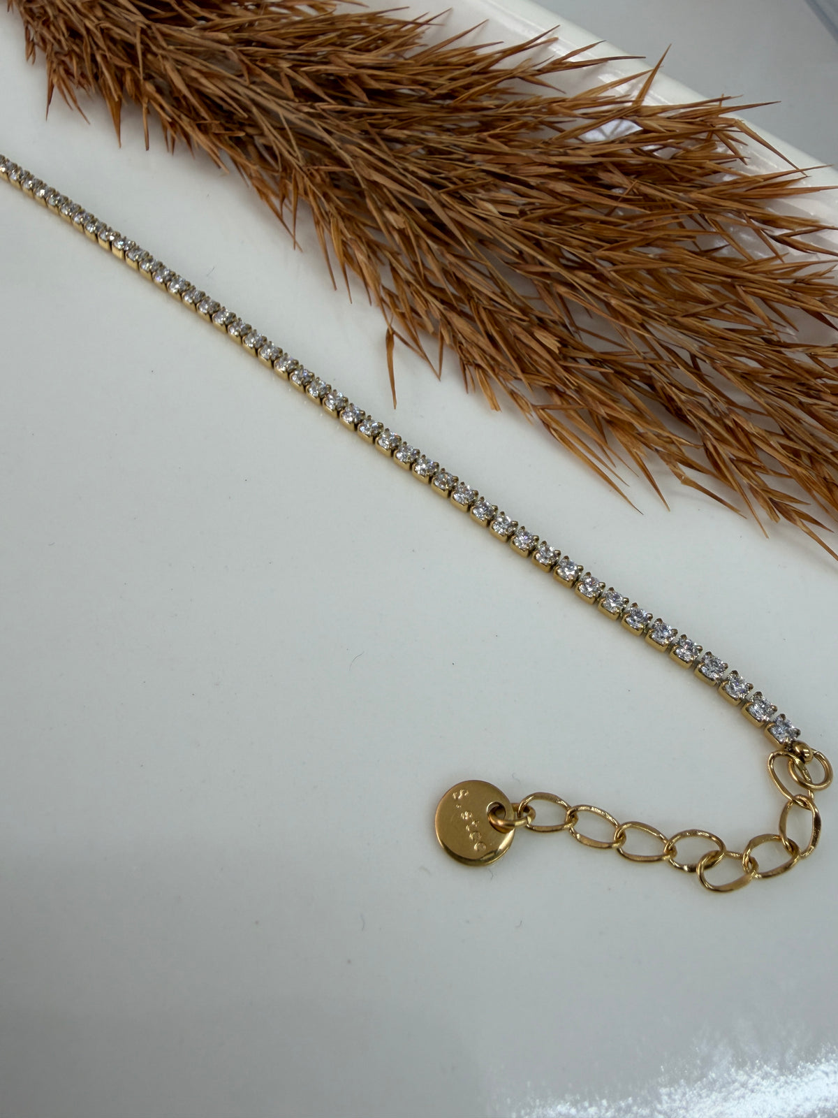 Tennis Bracelet (Gold)