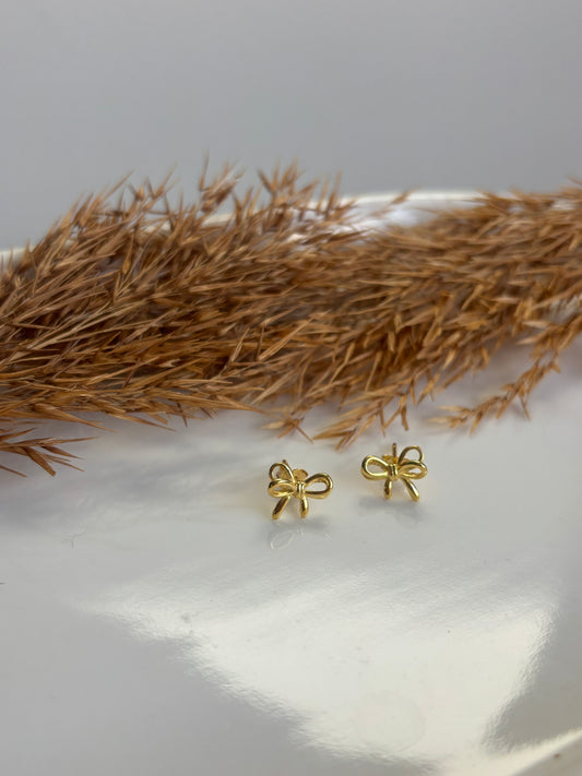 Petite Bow Studs (Gold)