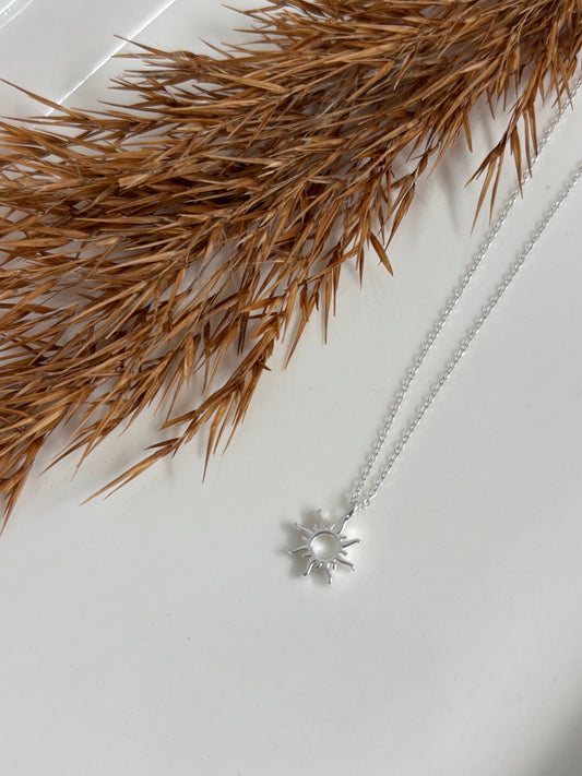 Sun Necklace (Silver)