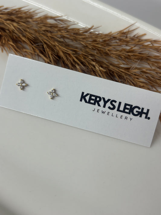 CZ Stud (Gold)