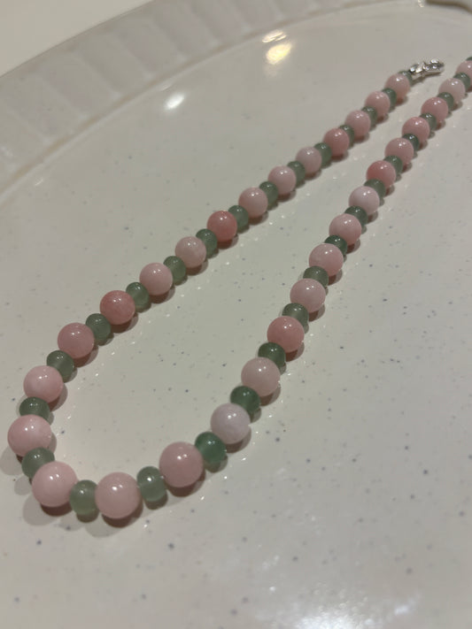Strawberry Matcha Necklace