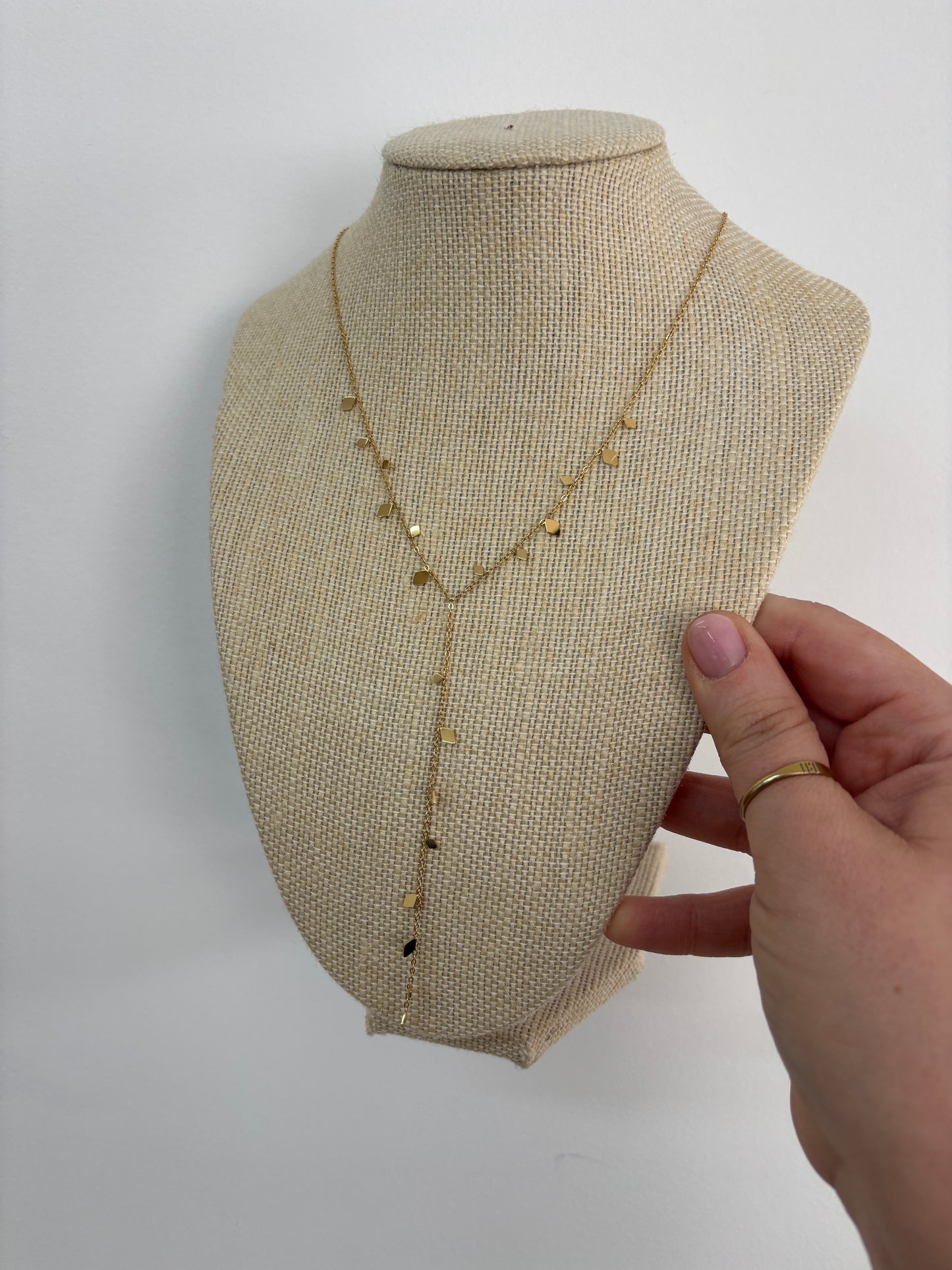 Charm Lariat Necklace