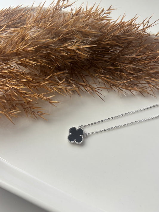 Clover Black (Silver)